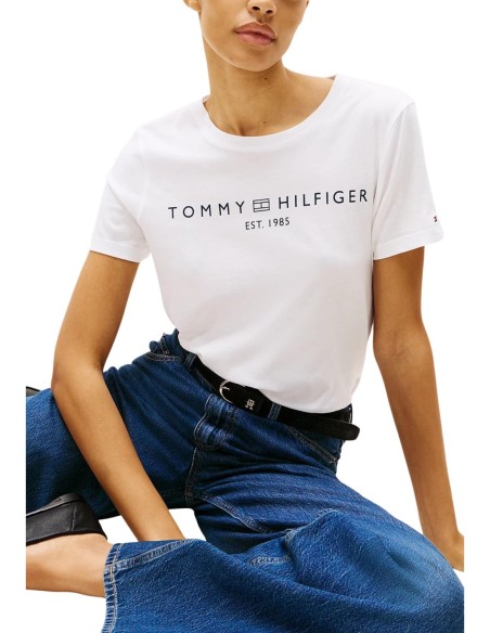 Tommy Hilfiger T-Shirt Femme blanc – Style polyvalent