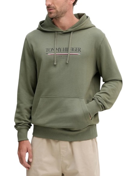 Tommy Hilfiger Sweat Homme vert – Style graphique