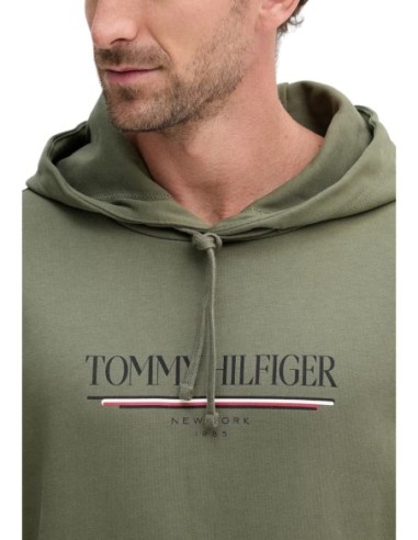 Tommy Hilfiger Sweat Homme vert – Style graphique