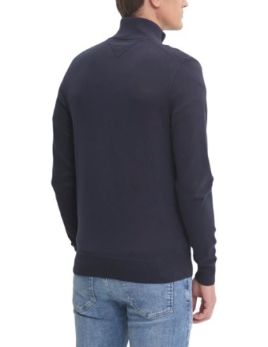 Tommy Hilfiger – Sweat Homme bleu zippé