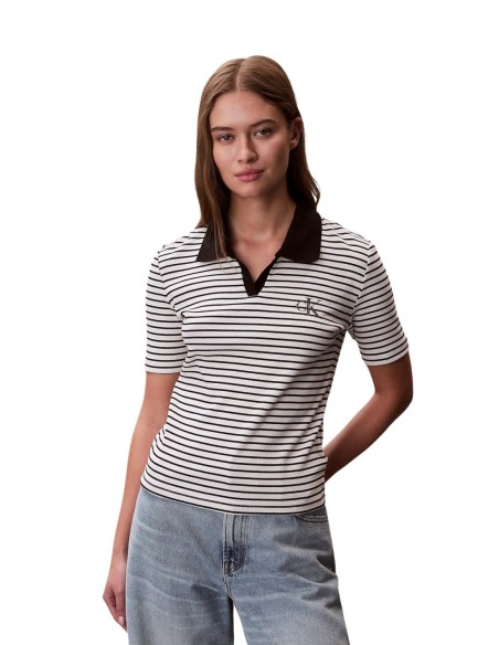 Calvin Klein Jeans Polo Femme noir – Style moderne
