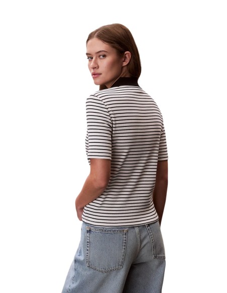 Calvin Klein Jeans Polo Femme noir – Style moderne