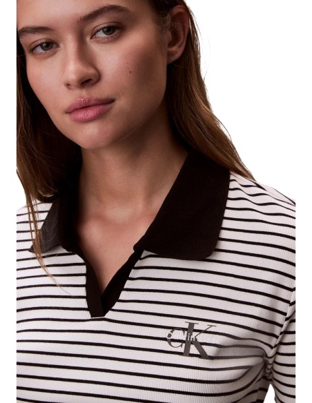 Calvin Klein Jeans Polo Femme noir – Style moderne