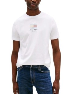 Tommy Hilfiger T-Shirt Homme blanc – Style graphique