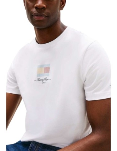 Tommy Hilfiger T-Shirt Homme blanc – Style graphique