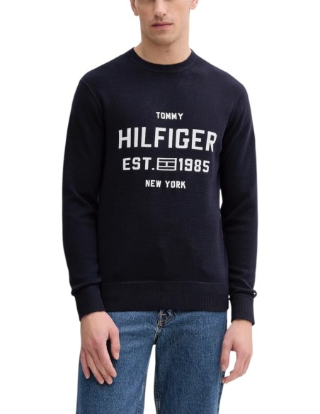 Tommy Hilfiger Pull Homme bleu – Style graphique