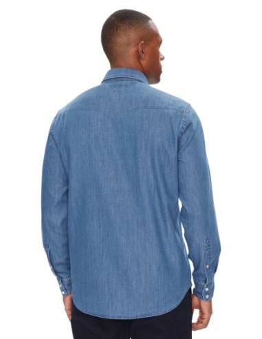 Tommy Hilfiger Chemise Homme bleu azur – Style polyvalent