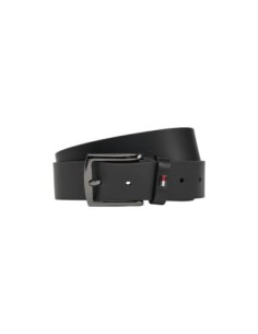 Tommy Hilfiger Ceinture Homme noire – Cuir véritable