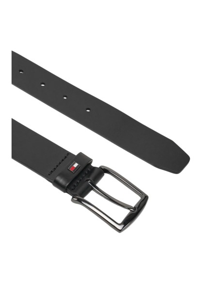 Tommy Hilfiger Ceinture Homme noire – Cuir véritable