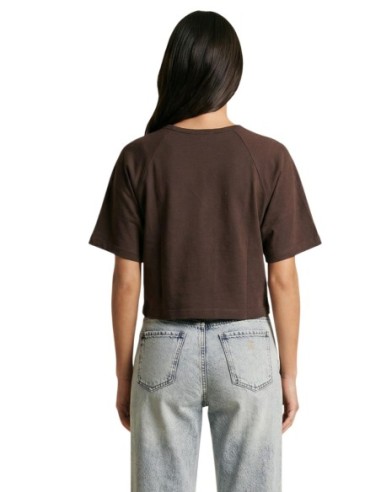 Replay T-Shirt Femme marron – Style casual