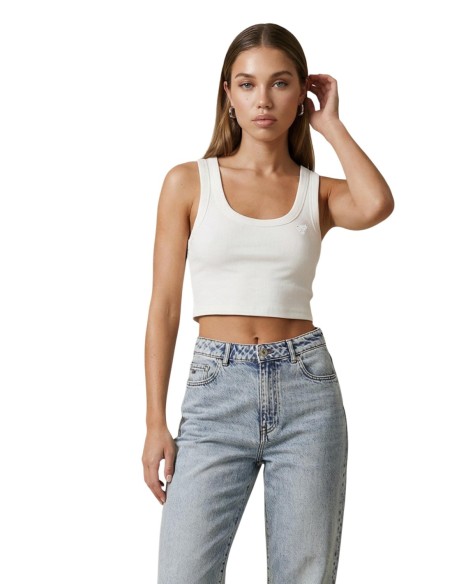 Guess Active Top Femme blanc – Style polyvalent