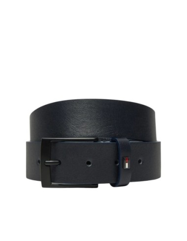 Tommy Hilfiger Ceinture Homme bleue – Cuir véritable