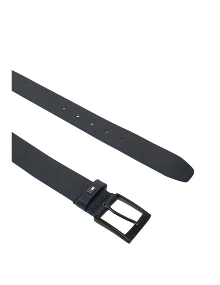 Tommy Hilfiger Ceinture Homme bleue – Cuir véritable