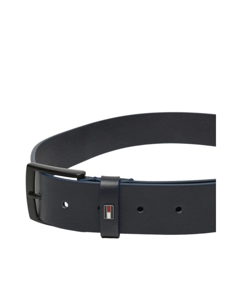 Tommy Hilfiger Ceinture Homme bleue – Cuir véritable