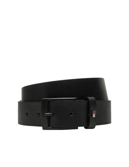 Tommy Hilfiger Ceinture Homme noire – Cuir véritable