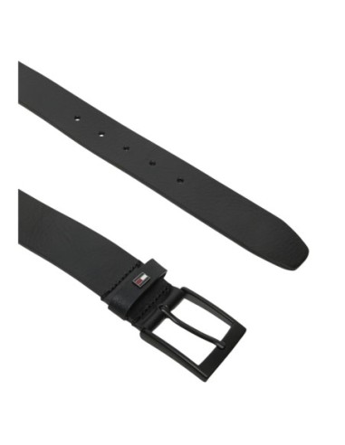 Tommy Hilfiger Ceinture Homme noire – Cuir véritable