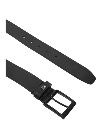 Tommy Hilfiger Ceinture Homme noire – Cuir véritable