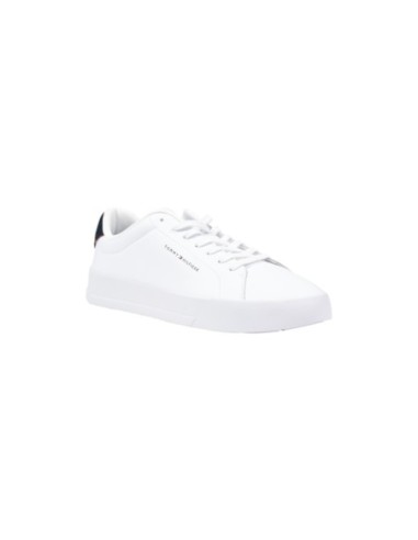 Tommy Hilfiger – Sneakers Homme blanches cuir