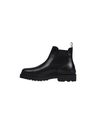 Tommy Hilfiger Bottes Homme noires – Cuir premium