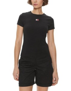 Tommy Hilfiger – T-Shirt Femme noir