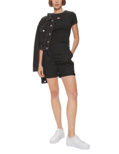 Tommy Hilfiger – T-Shirt Femme noir