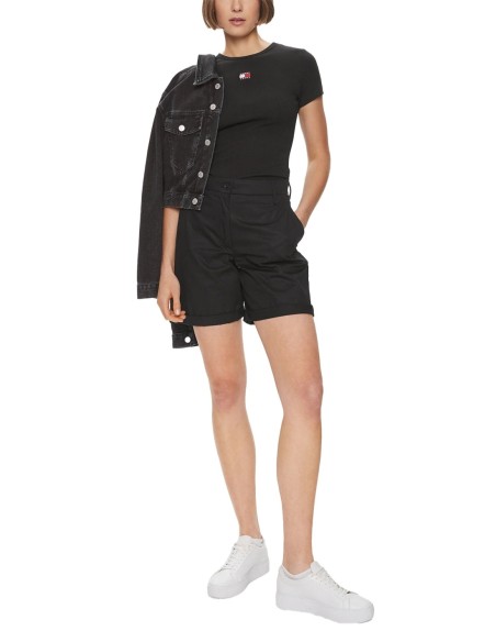 Tommy Hilfiger – T-Shirt Femme noir