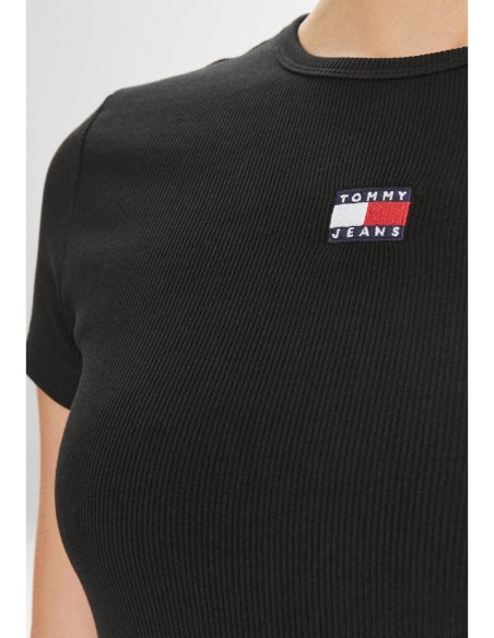 Tommy Hilfiger – T-Shirt Femme noir