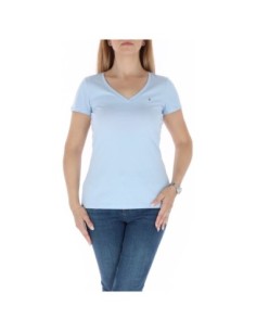 Tommy Hilfiger – T-Shirt Femme bleu azur