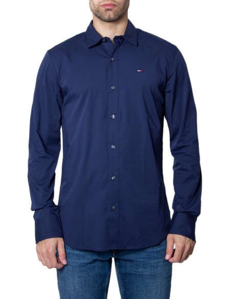 Tommy Hilfiger Chemise Homme bleue – Style polyvalent